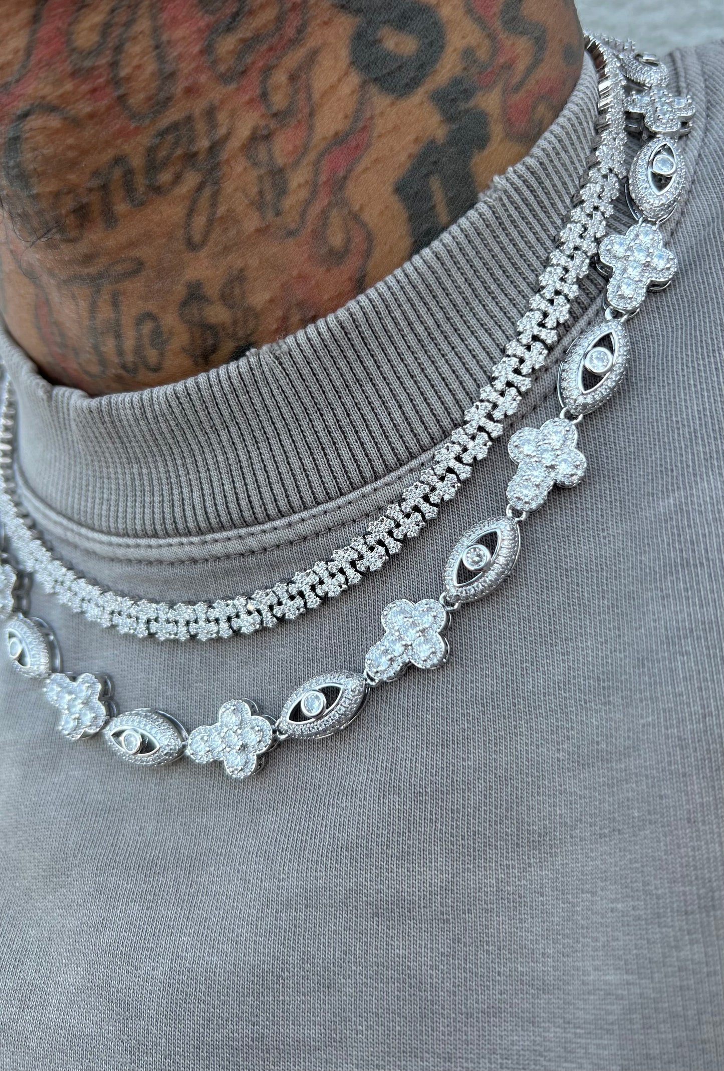 Fear no evil reloaded necklace silver