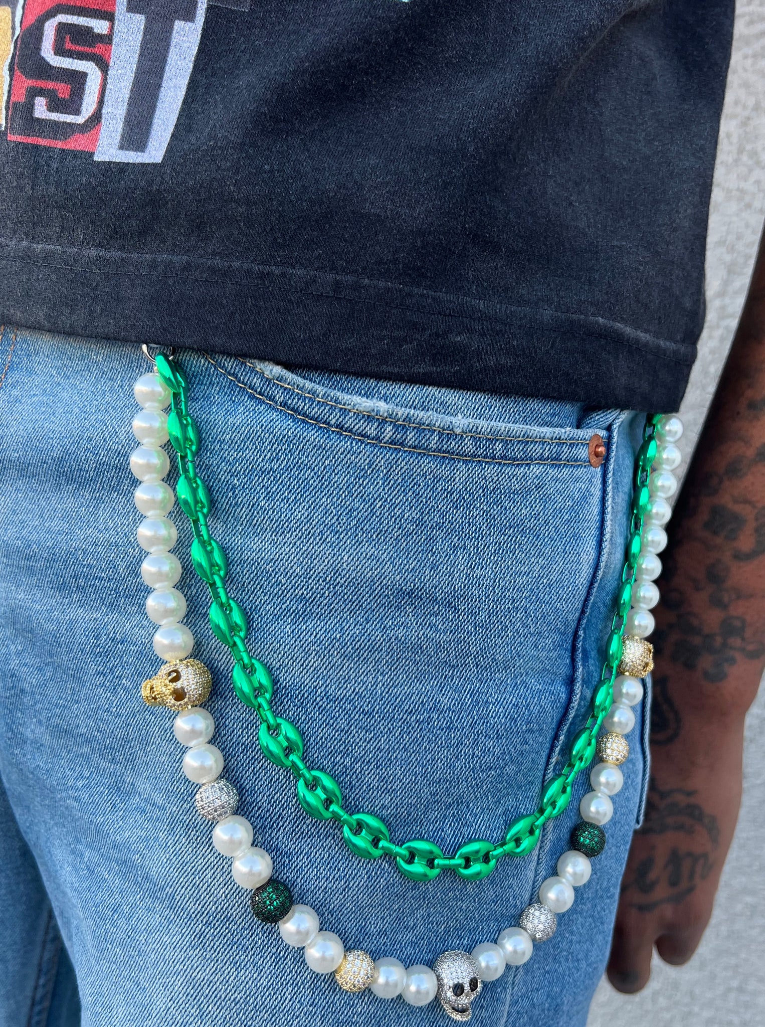 Hard head wallet chain