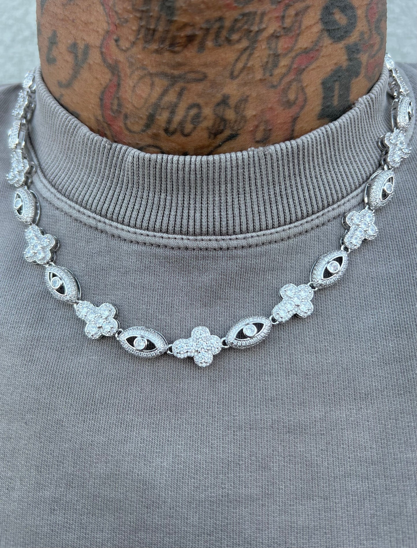 Fear no evil reloaded necklace silver